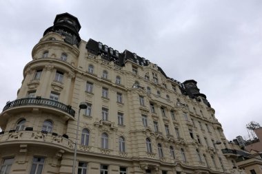 Viyana, Avusturya başkenti sokaklarında yürümek 