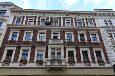 Viyana, Avusturya başkenti sokaklarında yürümek 