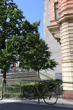 Viyana, Avusturya başkenti sokaklarında yürümek 