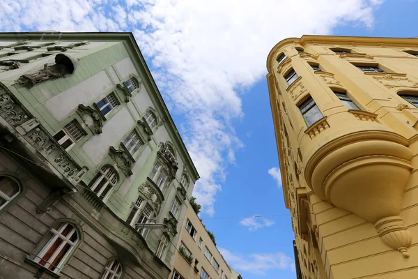 Séta Utcákon Bécs Ausztria Fővárosa — Stock Fotó