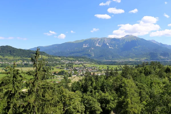 Břehu Horského Jezera Úpatí Alp Triglavském Národním Parku Slovinsku — Stock fotografie