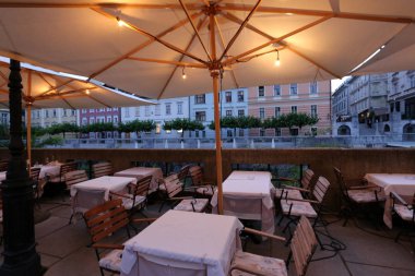 Ljubljana, Slovenya başkenti eteklerinde yürüyüş 