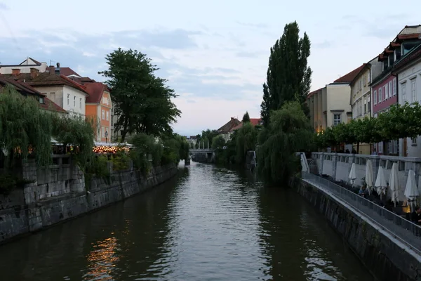 Spaziergang Stadtrand Von Ljubljana Der Hauptstadt Sloweniens — Stockfoto