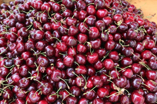 Frutta Bacche Sono Venduti Nel Mercato Nella Città Budapest Capitale — Foto Stock