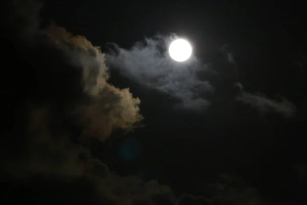 Eclipse Lunar Ocorre Quando Lua Entra Cone Sombra Lançada Pela — Fotografia de Stock