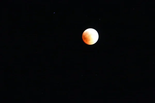 Éclipse Lunaire Produit Lorsque Lune Entre Dans Cône Ombre Projetée — Photo