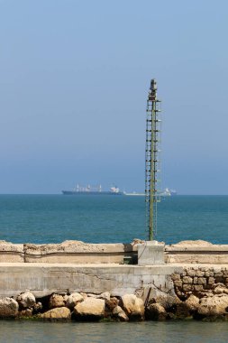 Büyük su depoları sahil seyir donanımları bir deniz feneri olduğunu 