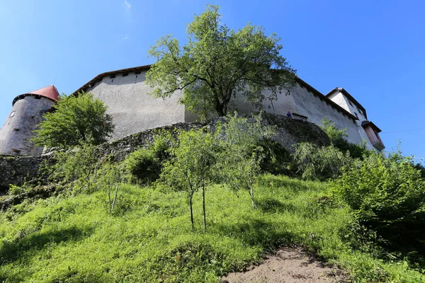 Festungsmauer Einer Alten Festung Aus Stein Und Beton — Stockfoto