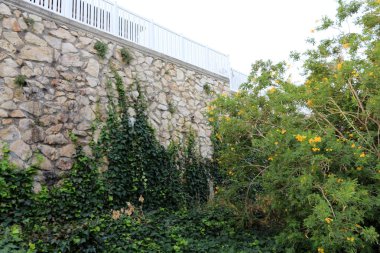 taş ve beton eski bir kale duvarına ortress 