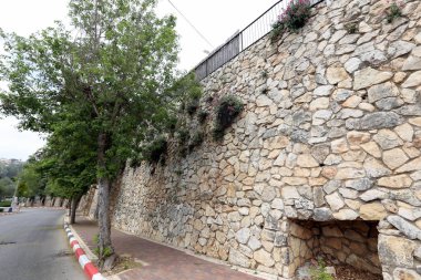 taş ve beton eski bir kale duvarına ortress 