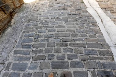 taş ve beton eski bir kale duvarına ortress 