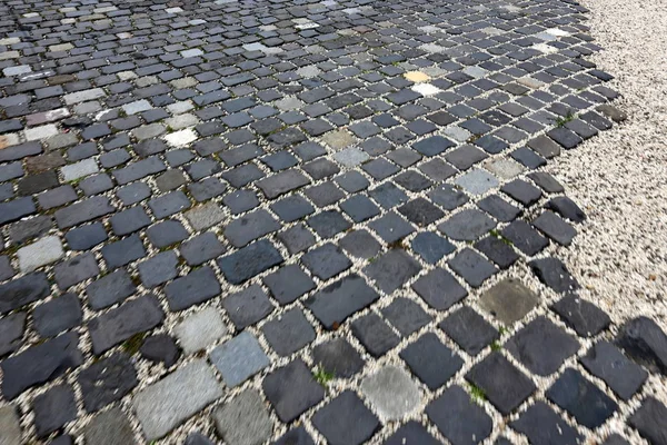 Bürgersteig Eine Straße Für Fußgänger Der Bürgersteig Ist Nur Für — Stockfoto