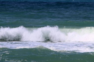 İsrail 'in kuzeyindeki Akdeniz kıyısında. 