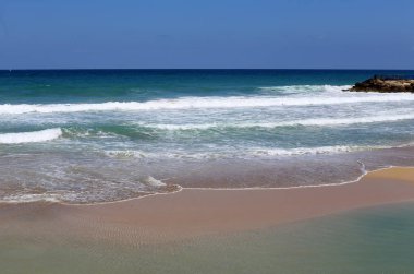 İsrail 'in kuzeyindeki Akdeniz kıyısında. 