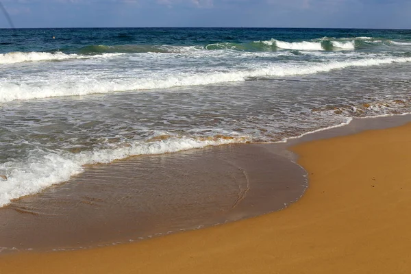 Côte Mer Méditerranée Nord Israël — Photo