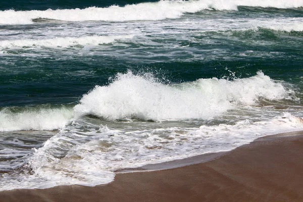 Côte Mer Méditerranée Nord Israël — Photo