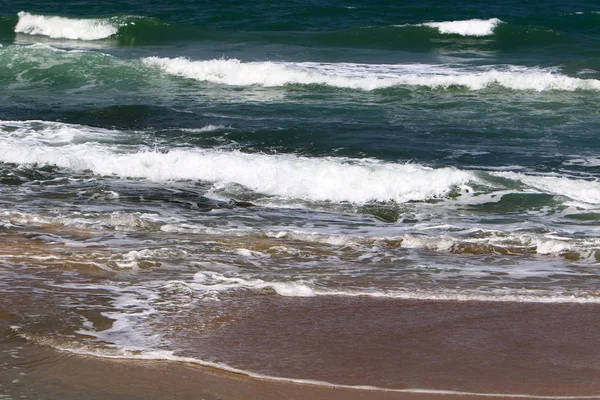 Costa Del Mar Mediterraneo Nord Israele — Foto Stock