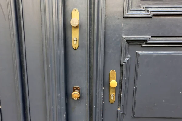 Porte Une Ouverture Dans Mur Pour Entrer Sortir Pièce — Photo