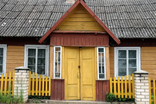 Tür Eine Öffnung Der Wand Zum Betreten Und Verlassen Des — Stockfoto