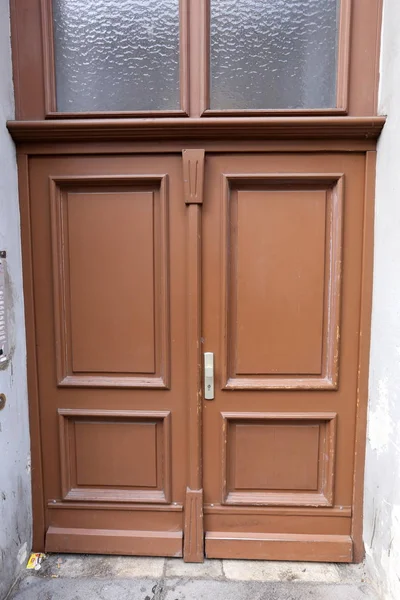 Door Opening Wall Entering Leaving Room — Stock Photo, Image