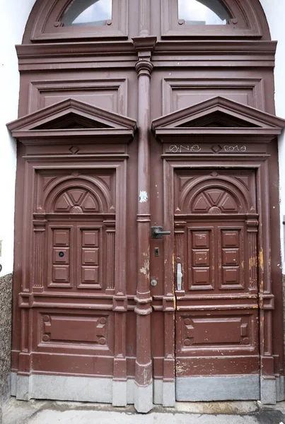 Door Opening Wall Entering Leaving Room — Stock Photo, Image