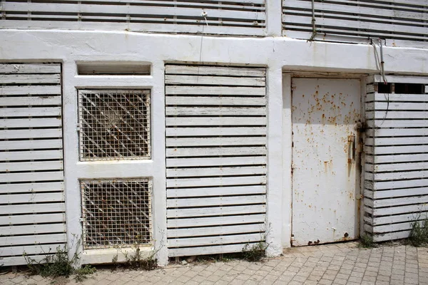 Porte Une Ouverture Dans Mur Pour Entrer Sortir Pièce — Photo