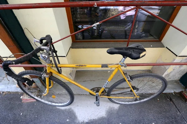 Ein Fahrrad Ist Ein Fahrbares Fahrzeug Das Durch Die Muskelkraft — Stockfoto