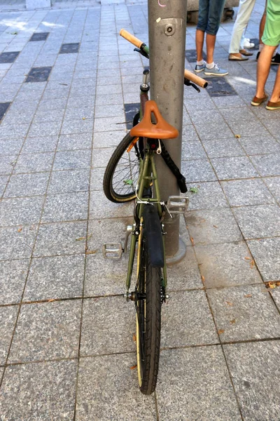 Ein Fahrrad Ist Ein Fahrbares Fahrzeug Das Durch Die Muskelkraft — Stockfoto