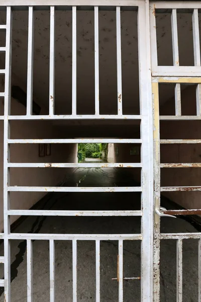 Fence Structure Serves Protect Another Territory — Stock Photo, Image