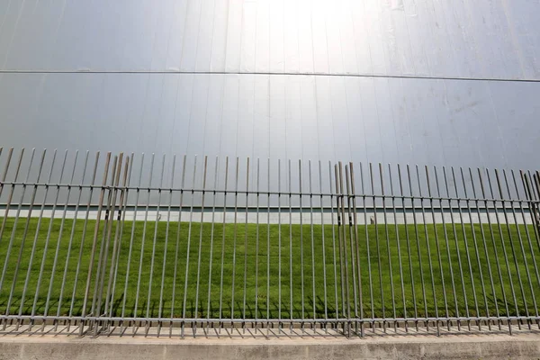 Fence Structure Serves Protect Another Territory — Stock Photo, Image