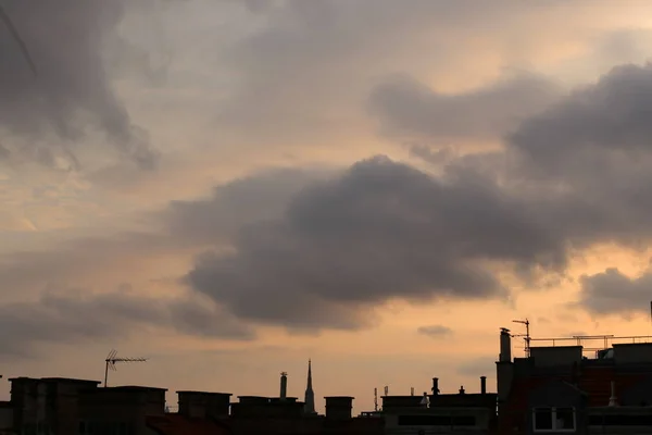 Tipo Color Del Cielo Depende Hora Del Día Estación Clima —  Fotos de Stock