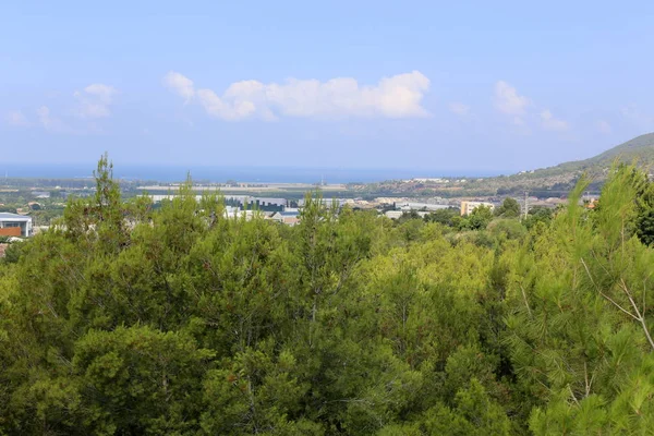 Landschaft Einer Kleinen Stadt Norden Von Israel — Stockfoto