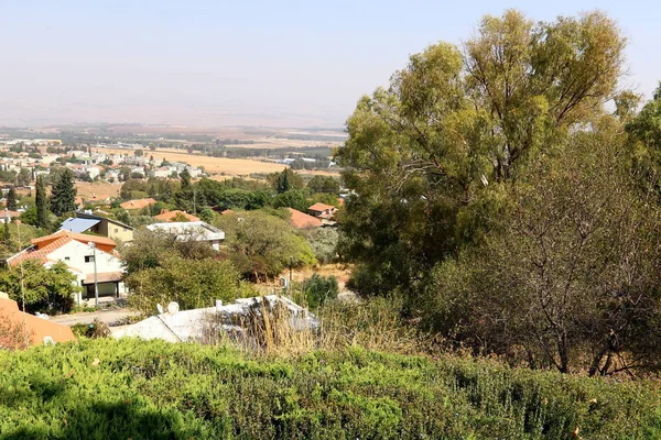Paesaggio Una Piccola Città Nel Nord Israele — Foto Stock