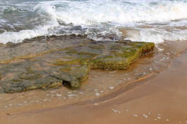 İsrail 'in kuzeyindeki Akdeniz kıyısında. 