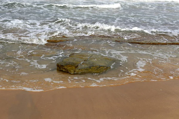 Coast Mediterranean Sea North Israel — Stock Photo, Image