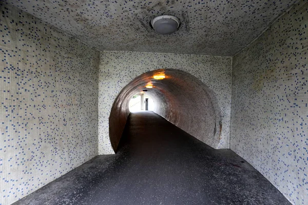 Enge Gasse Der Altstadt Von Israel — Stockfoto