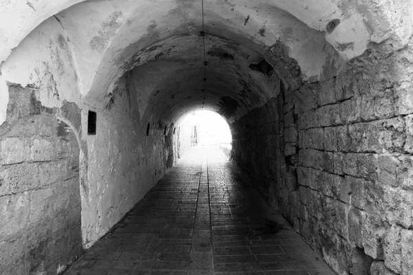 Στενό Δρόμο Στην Παλιά Πόλη Στο Ισραήλ — Φωτογραφία Αρχείου