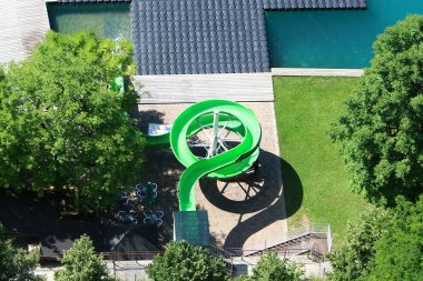 Çocuklarda çocuk şehir parkı için tasarım 