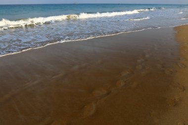 İsrail 'in kuzeyindeki Akdeniz kıyısında. 