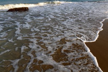 İsrail 'in kuzeyindeki Akdeniz kıyısında. 