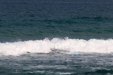 İsrail 'in kuzeyindeki Akdeniz kıyısında. 