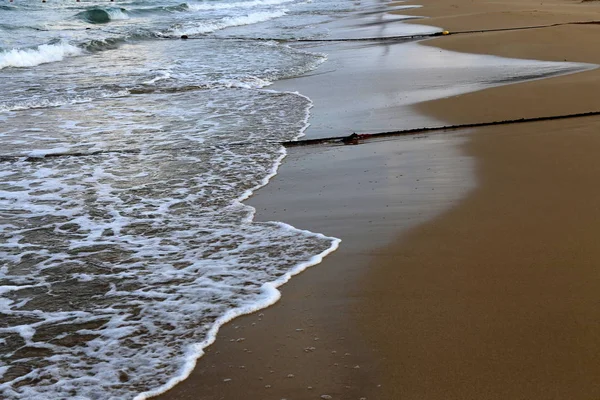 Coast Mediterranean Sea North Israel — Stock Photo, Image