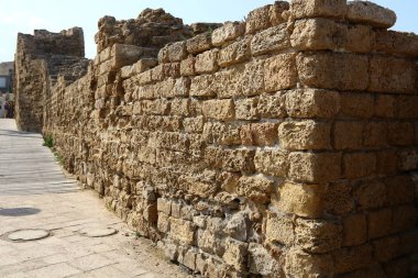 Haçlılar İsrail eski kale kalıntıları 