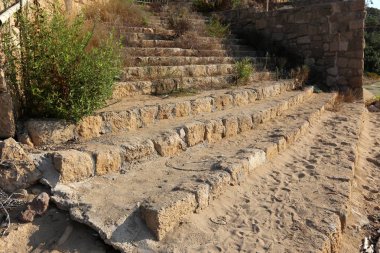 Haçlılar İsrail eski kale kalıntıları 