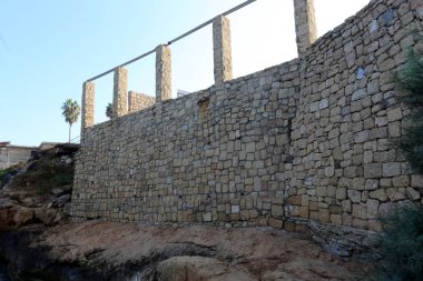 Haçlılar İsrail eski kale kalıntıları 