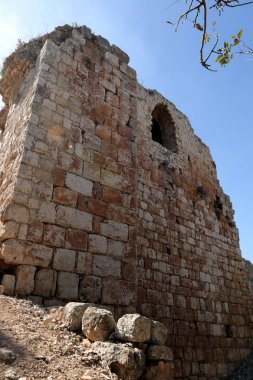 Haçlılar İsrail eski kale kalıntıları 