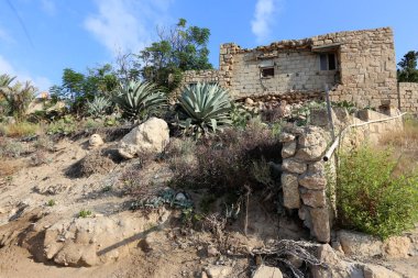 Haçlılar İsrail eski kale kalıntıları 