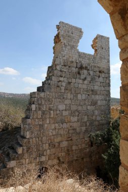 Haçlılar İsrail eski kale kalıntıları 
