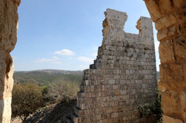 Haçlılar İsrail eski kale kalıntıları 