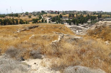 Haçlılar İsrail eski kale kalıntıları 